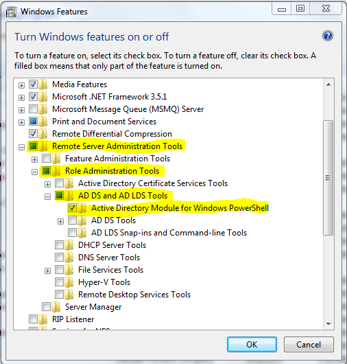 Active Directory Powershell Module Windows 10